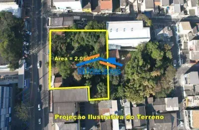 Terreno 2.055 m² de área, 40 mts frente princ. corredor com. carapicuíba