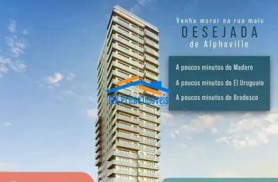 Breve lançamento 84m² e 107m² na rua mais desejada de alphaville.
