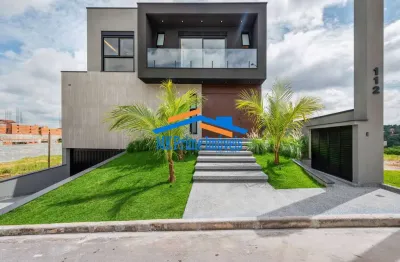 Casa nova com 486m² em um dos melhores condomínios - granja viana.