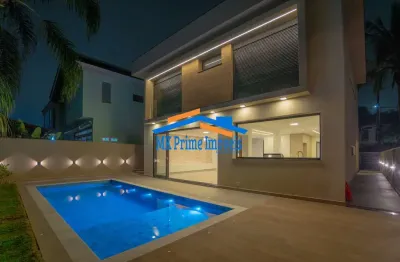 Casa moderna retrofit completo, com 3 suítes no residencial 4 - alphaville.