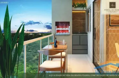 Lindo apartamento de 54m² com 2 dormitórios na granja viana.
