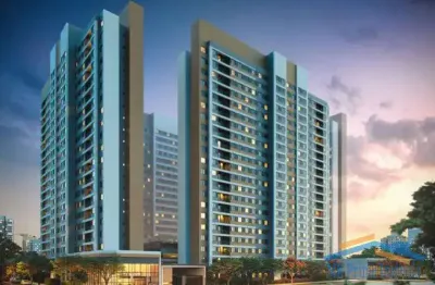 Apartamento c/ 44m², c/ 2 quartos no condomínio quaddra butantã - sp