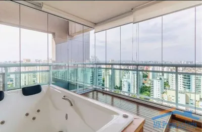 Cobertura de luxo à venda no edifício quartier no campo belo - sp.