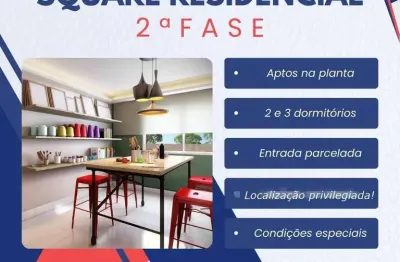 Apartamento garden c/ 104m², 3 quartos(1suíte) na planta square carapicuíba