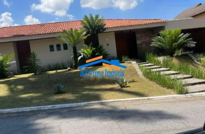 Casa térrea com 4 suítes, mobiliada com 900m² no alphaville residencial 5.