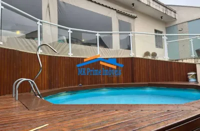 Sobrado 360m² com 4 dormitórios sendo 1 suíte na city bussocaba.