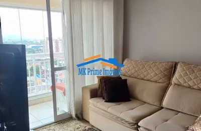 Apartamento 2 quartos sendo 1 suíte, 60m², 2 sacadas, 1 vaga - km 18/osasco