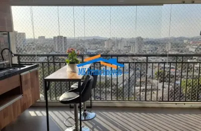 Apartamento 63,50m²,  2 dormitórios sendo 1 suíte - varanda gourmet - dubai