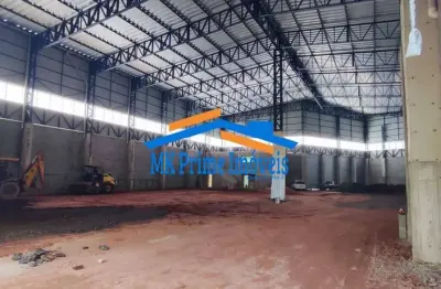 Galpão 2000m² - pé direito 12 metros com docas - itapecerica da serra