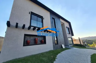 Lindo sobrado condomínio fechado terreno 612,13mt²  4 suítes - tamboré