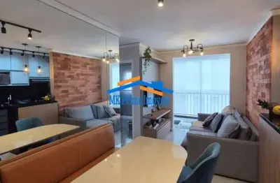 Apartamento  50m² com 2 dormitórios no condomínio park central reserva.