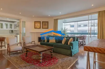 Apartamento 147 m² com 4 dormitórios sendo 1 suíte em moema pássaros.