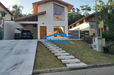 Linda casa térrea nova e moderna condomínio residencial samambaia, cotia-sp