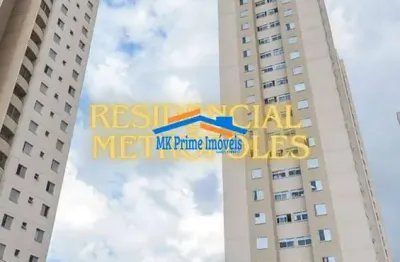 Apartamento 74m² com 2 quartos sendo 1 suíte no cond. metrópoles.