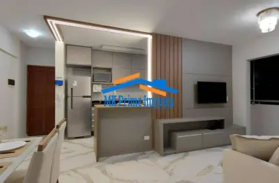 Apartamento mobiliado 67m² 2 quartos 1 suíte – ed. pérola de osasco.