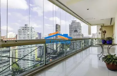 Apartamento luxuoso com 4 dorm./3 suítes - 5 vagas - vista permanente