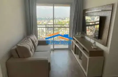 Apartamento c/ 60m², 2 quartos (1suíte) e mobiliado no square carapicuíba