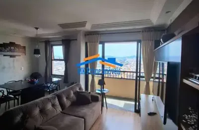 Apartamento à venda com 68m², 2 quartos, 2 vagas cobertas - jaguaribe osasc