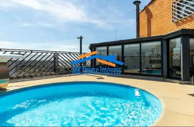 Cobertura com 4 quartos no edifício ilha saint kitts - campo belo/sp.