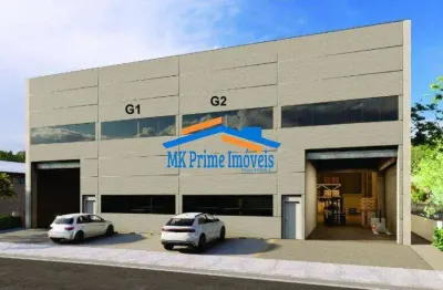 Galpão para locação em condomínio, área construída 595,40m2, em cotia/sp