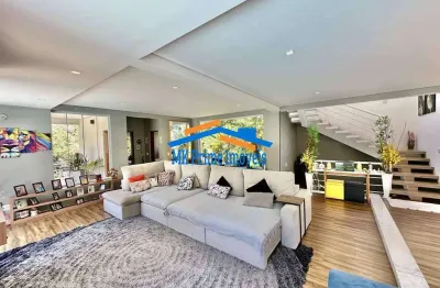 Fazendinha - 4d/3stes. gourmet, piscina, lareira, hóspedes, escritório!