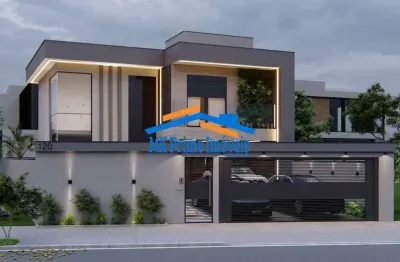 Casa moderna 3 suites em construção no condomínio nova jaguari!