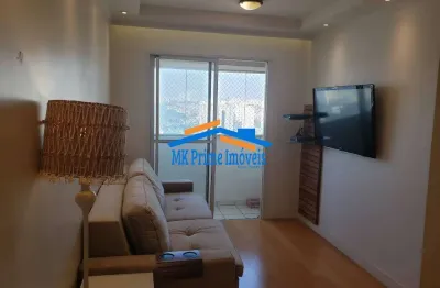 Apartamento mobiliado com 3 quartos, suíte e lazer completo – 2 vagas