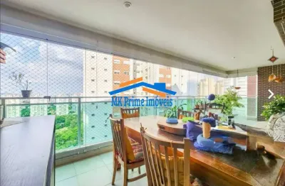 Luxuoso apartamento de 4 suítes com área gourmet na Vila São Francisco