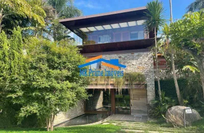 Mansão de luxo com arquitetura exclusiva - residencial tamboré 01.