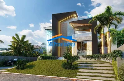 Mansão de alto luxo - construção com 5 suítes e 12 vagas - tamboré 2.