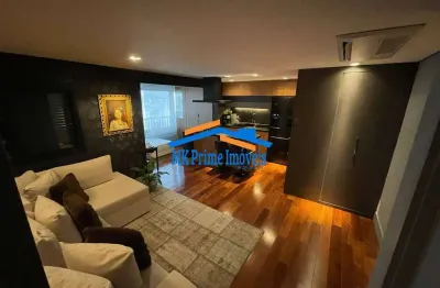 Linda cobertura penthouse no brás, com 123m² mobiliado, 1suite.