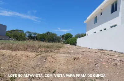 Lote com uma vista deslumbrante, para praia do gunga e barra de sao miguele