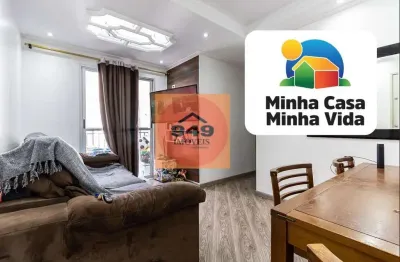 Apartamento com 2 dormitórios à venda no liviero – vila liviero/sp. minha casa minha vida
