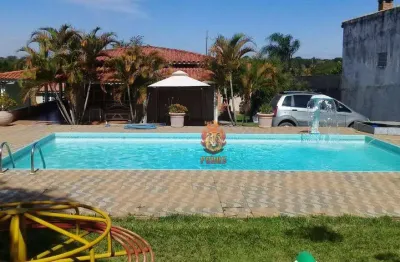 Chácara com 4 dormitórios à venda, 1025 m² por r$ 500.000,00 - parque monte bianco - araçoiaba da serra/sp