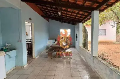 Chácara com 2 dormitórios à venda, 1400 m² por r$ 300.000,00 - cercado - araçoiaba da serra/sp