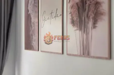 Apartamento todo mobiliado à venda - 48m² com 2 dormitórios no centro de votorantim, sp