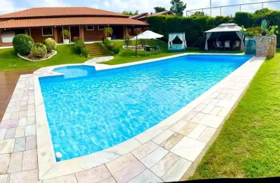 Linda chácara em condomínio fechado, de  3.800m2, com  620m2 de área construída, com muito verde no vitassay em boituva