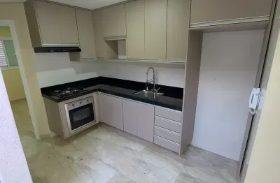 Lindo apto padrão com 56m2 á venda, 02 dormitórios, sala, cozinha, 01 vaga, na vila scarpelli  em santo andré - sp