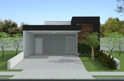 Linda casa térrea de 131m² de área construída à venda no excelente condomínio fechado reserva ipanema - sorocaba - sp.