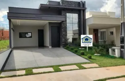 Linda casa térrea em condomínio fechado, de 134m² de área construída, e terreno de 200m², no condomínio gran reserve em sorocaba - sp