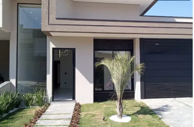 Linda casa térrea de 146m² de área construída, à venda no excelente condomínio terras de são francisco - sorocaba - sp