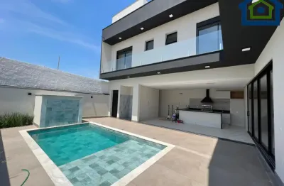 Lindo sobrado de 330m² à venda no excelente condomínio fechado dona lucilla em indaiatuba- sp.