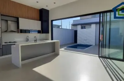 Linda casa térrea de 190m²  e terreno de 300m2, à venda no excelente condomínio fechado gran reserve em indaiatuba- sp.