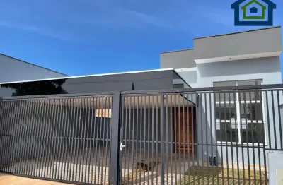 Linda casa térrea de 140m2 de área  construída, e terreno 250m2, no bairro portal ville azaleia em boituva- sp.
