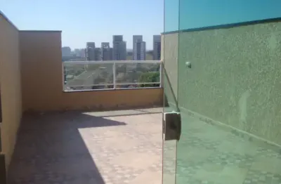 Linda cobertura á venda de 124m² com 02 dormitórios, na vila tibiriçá - santo andré - sp.