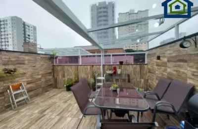 Linda cobertura á venda de 90m² com 03 dormitórios sendo 01 suíte, no bairro campestre - santo andré - sp.