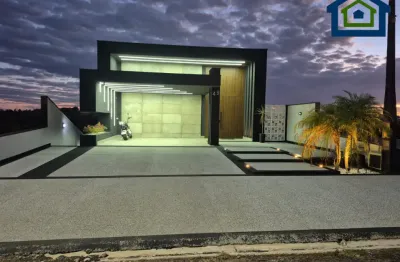 Linda casa térrea de 355m2, e terreno 420m2, em condomínio fechado solares resort em boituva- sp.