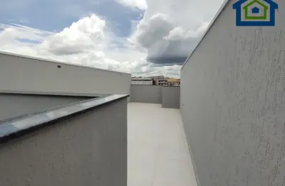 Linda cobertura á venda de 110m² com 02 dormitórios, na vila guarani - santo andré - sp.