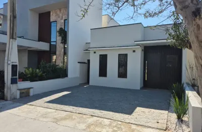 Linda casa térrea de 100m²  de área construída e terreno de 150m2, à venda no excelente condomínio fechado  horto florestal l em  sorocaba - sp.