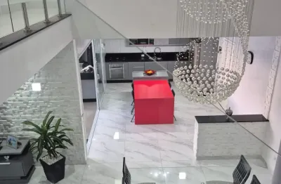 Lindo sobrado com 04 dormitórios sendo 03suítes, à venda com 316m² de área construída, e  terreno de 279m2 de  no bairro parque dos pássaros- sp